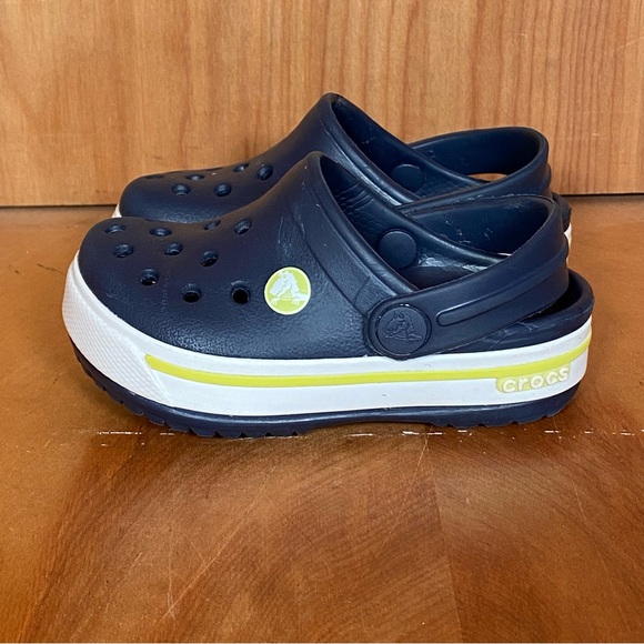 Baby 5 Crocs Crocband Clogs Blue SEF1561 - Picture 3 of 8